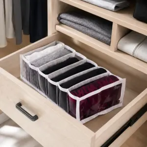 Colmeia Organizadora c/ viés p/ Roupa Fitness - 6 espaços M