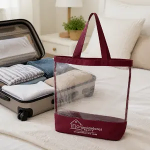 Bolsa em plástico cristal - GG