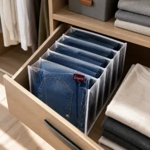 Colmeia Organizadora c/ viés p/ Calça Jeans - 6 espaços